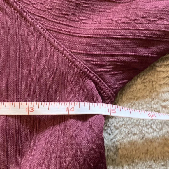 Lululemon sz 6 Lululemon Rest Less Mock Neck
Dark Adobe (plum color) EUC - Picture 9 of 10